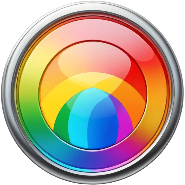rainbow coin emoji