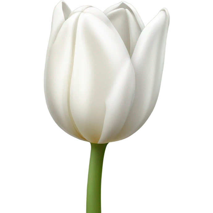 White tulip emoji