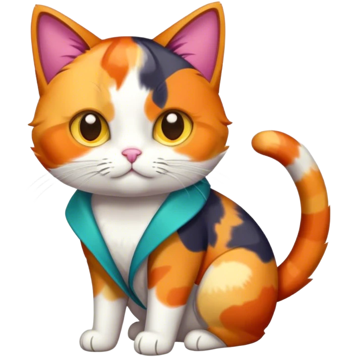 calico cat emoji