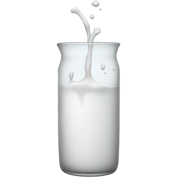 White liquid emoji