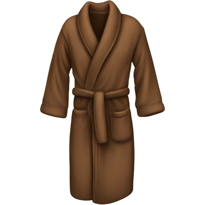 Brown dressing gown  emoji