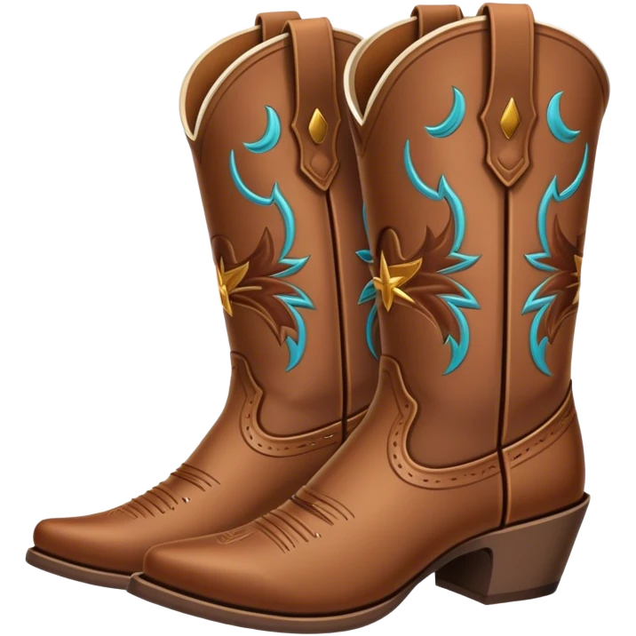 Cowgirl boots emoji