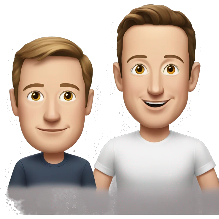 elon musk and mark zuckerberg emoji