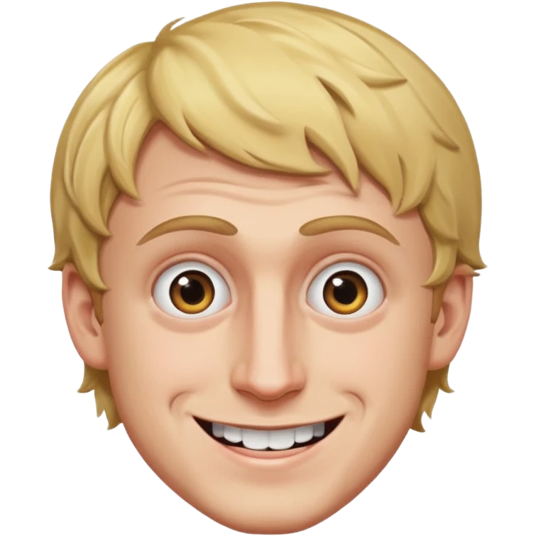 Logan Paul with a creepy smile emoji
