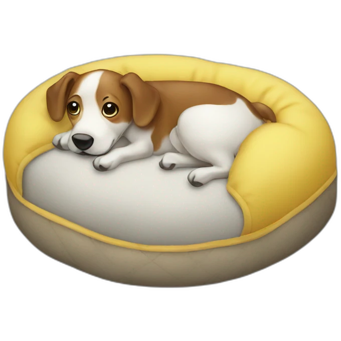Dog pee bed emoji
