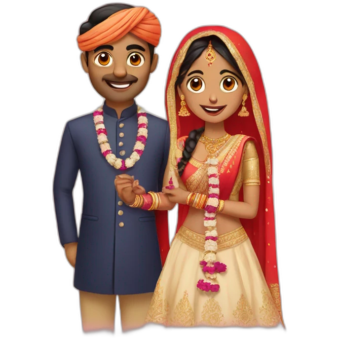 Indian wedding emoji