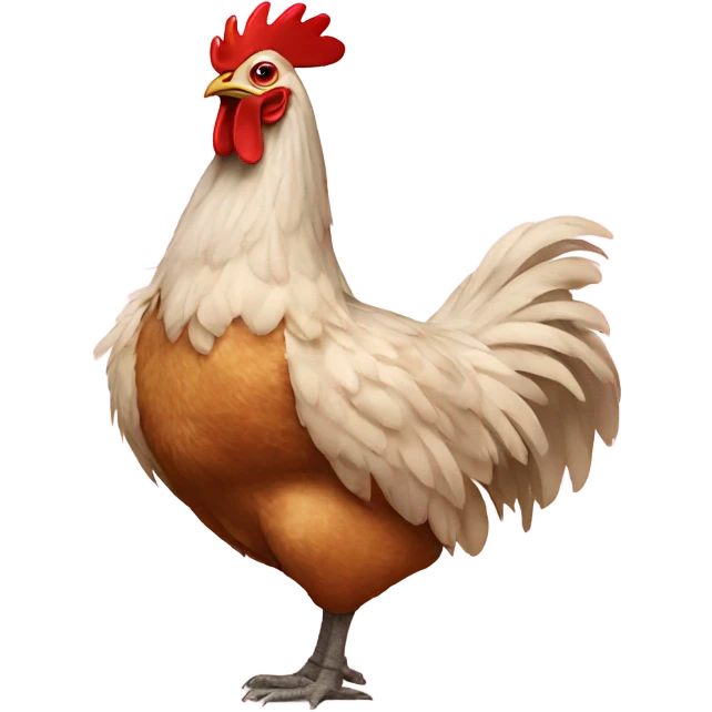 Chicken with coconut bra  emoji