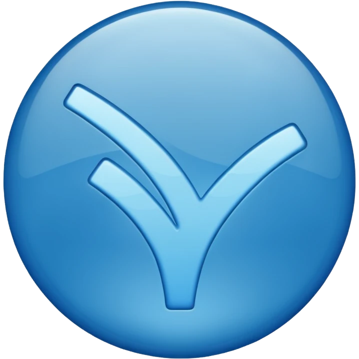 Синия галочка для макс emoji