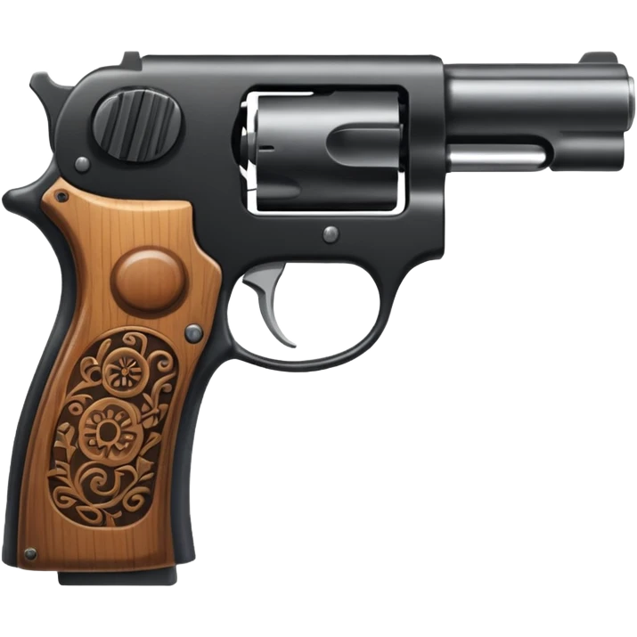 A handgun emoji
