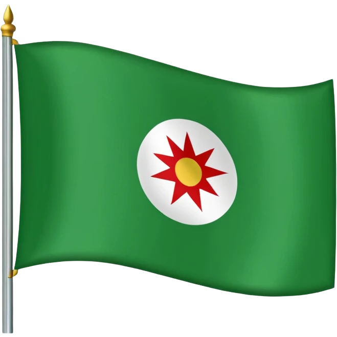 Just do a simple flag I want to put in my bio. Have u seen the panjshir flag do that it’s not in the emojis but make it exactly like the picture don’t add anything else. something on the middle search it up and make it in a shape of flag like the emojis no it’s goes like green on  emoji