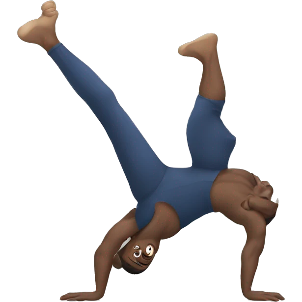 Man doing a split  emoji