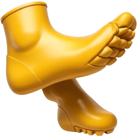A kick emoji