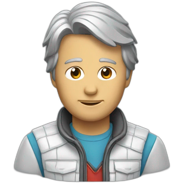 Marty mcfly emoji