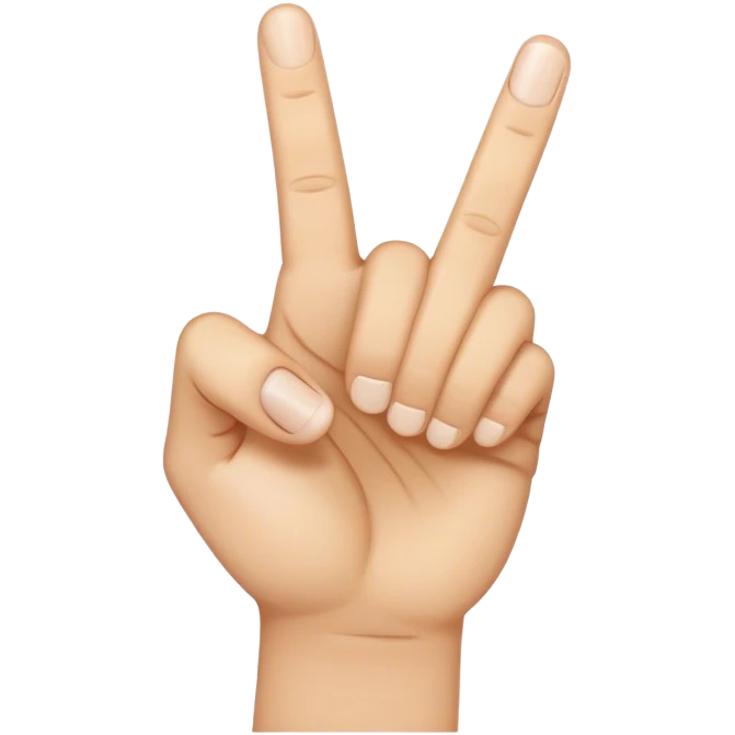 Middle finger  emoji