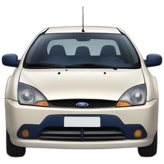 car ford focus 1999 dark blue five doors emoji