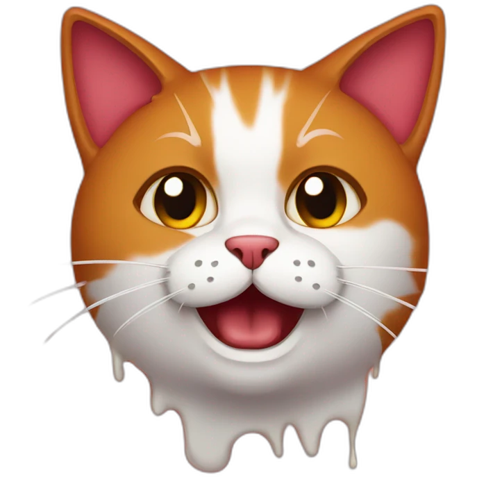 Bloody cat emoji