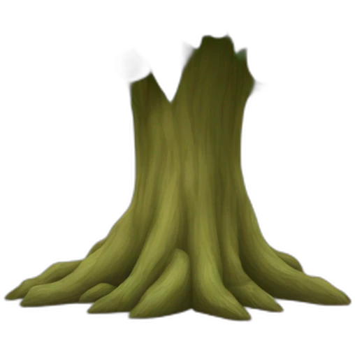 tree with just a couploe o fleaves emoji