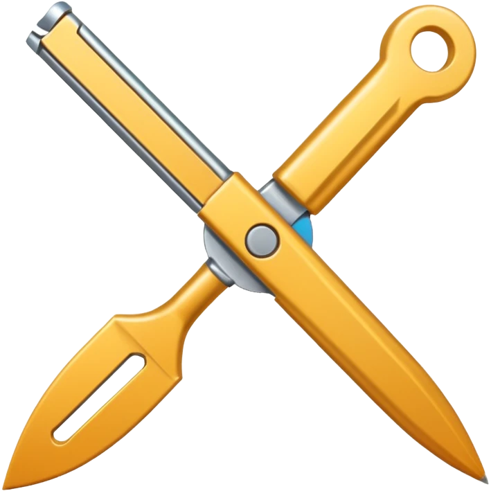 generate me a metalic cutter emoji