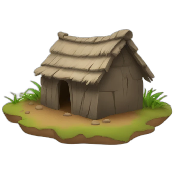 mud hut emoji