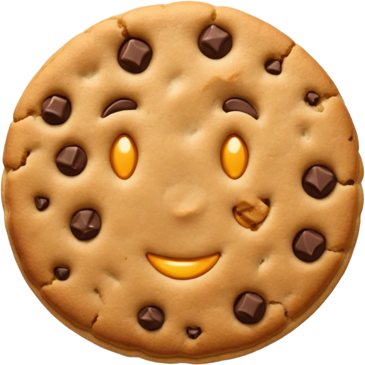 Cookie without Chocolate emoji