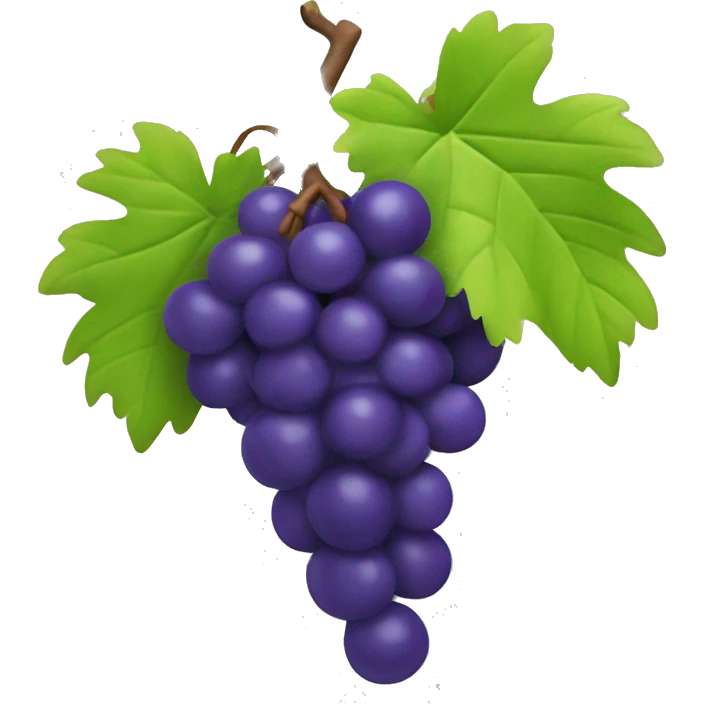 3D Grapes emoji  emoji