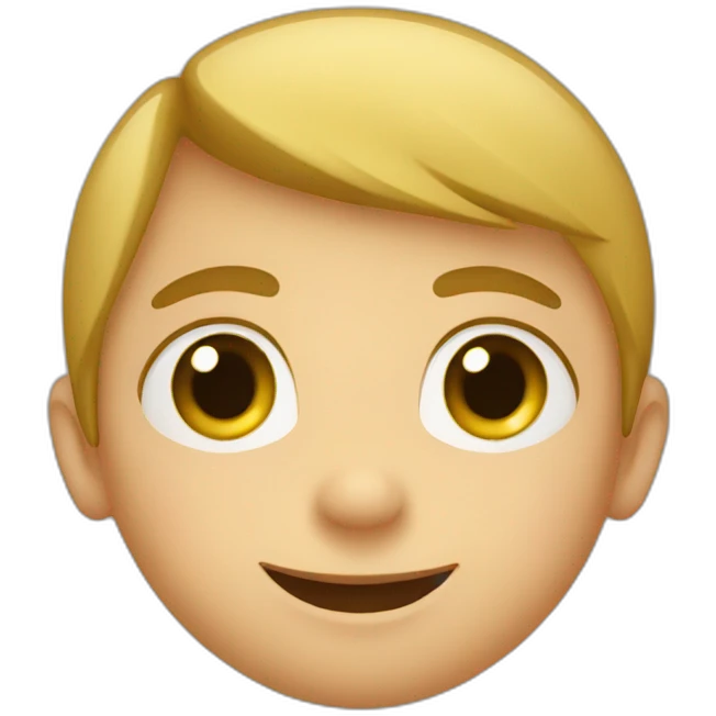 a boy in a cercle emoji