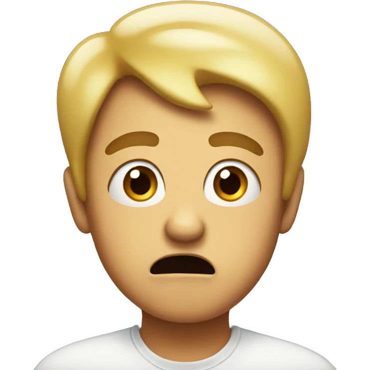Shocked side eye emoji