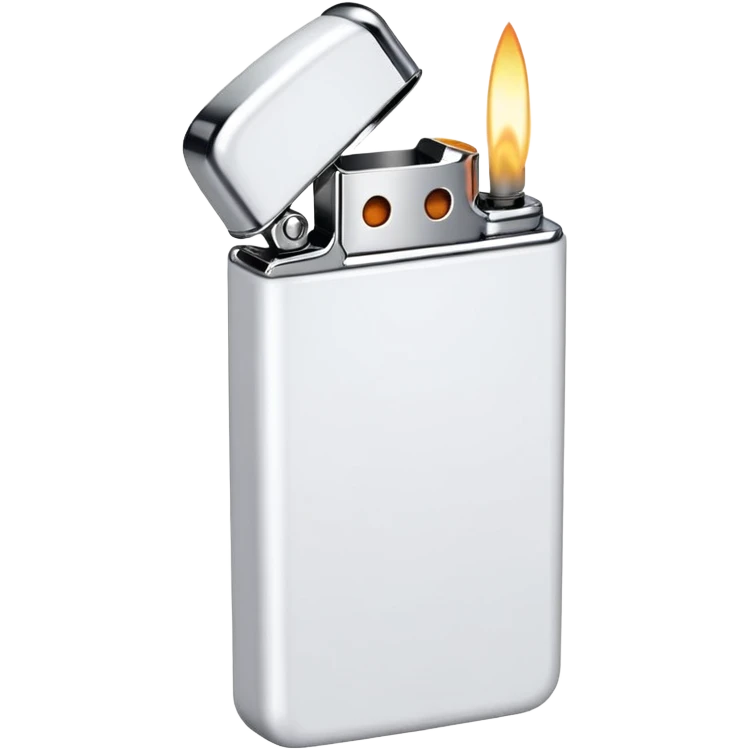 white lighter emoji