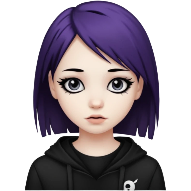emo girl emoji