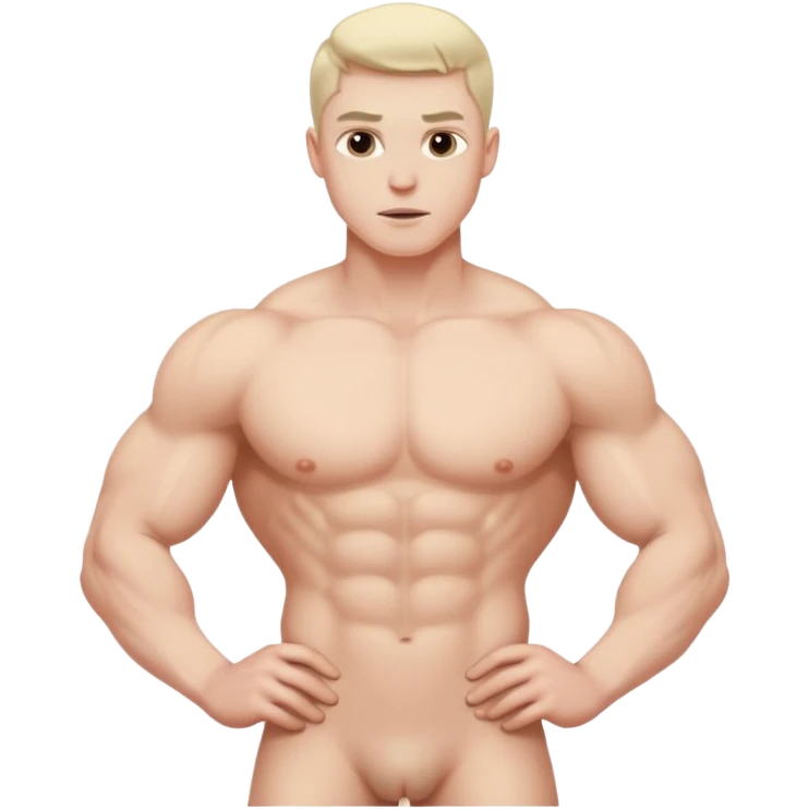 Nude man emoji