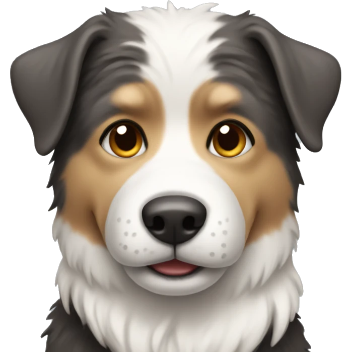 winter dog emoji