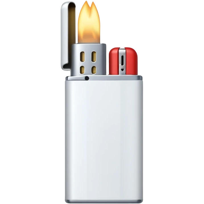white lighter emoji