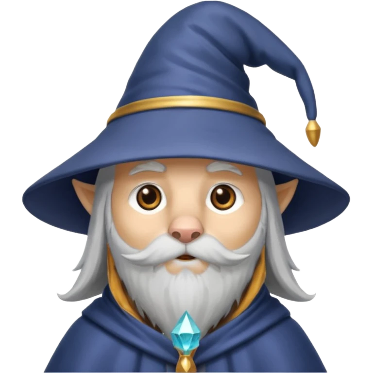 a wizard wolf emoji