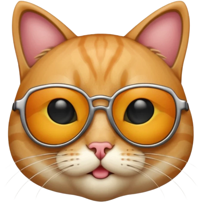 Cat wearing sunglasses emoji