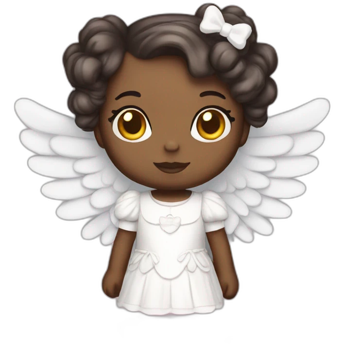 Angel Hello kitty emoji