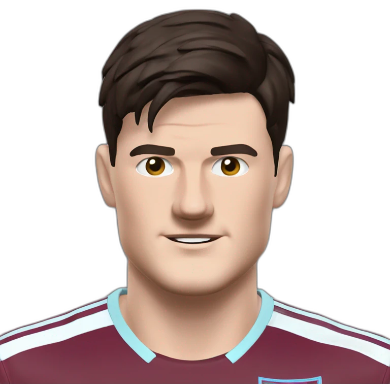 Harry Maguire in a West Ham shirt emoji
