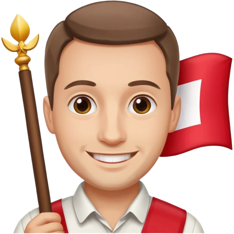 polish man with poland flag emoji