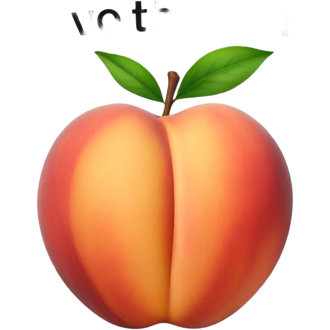 Protest sign that says save the peach emoji