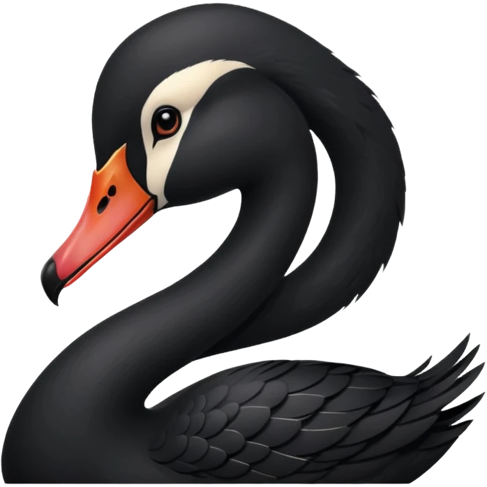 Cisne negro emoji
