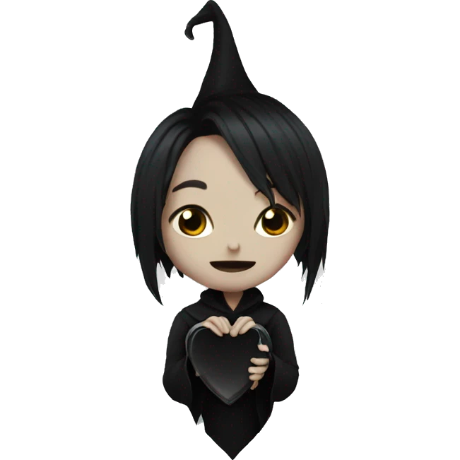 Gothic heart  emoji