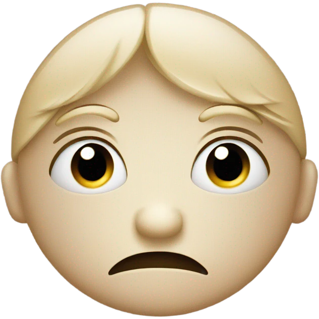 Sad smile emoji
