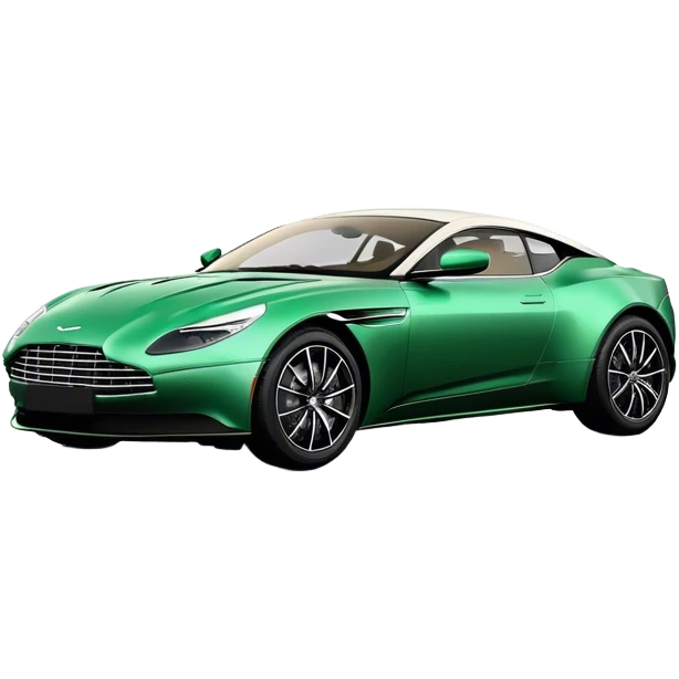 Aston Martin DB11 - Aston Martin (Model Year: 2022) (Iconic colour: Green) emoji
