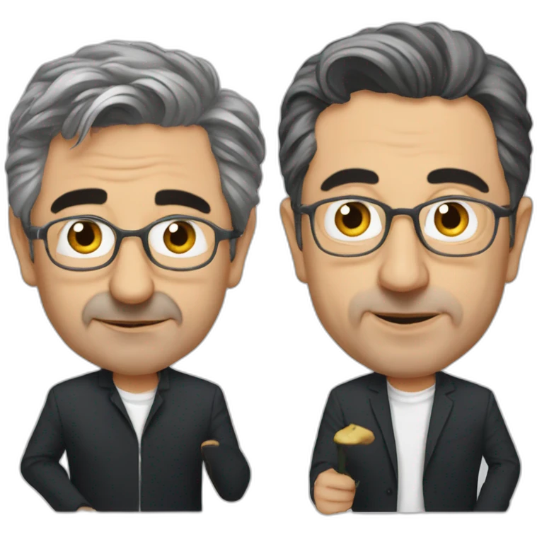 Zemmour et Melenchon emoji