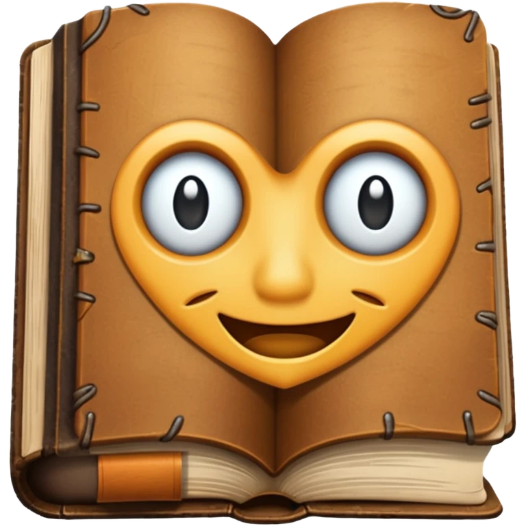 a huge book closed with thousands of pages emoji