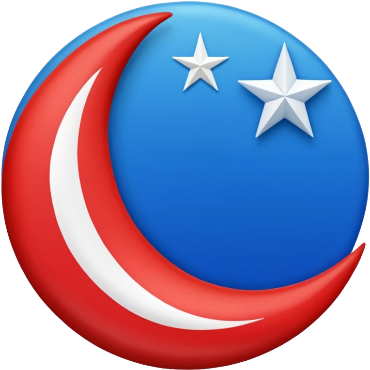 Sadece doğu Türkistan bayrağı çiz emoji