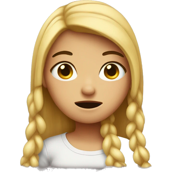 Confused emoji girl emoji