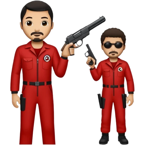 Tokyo in the la casa de papel TV show emoji