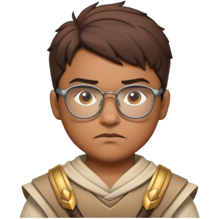 Glasses-Wearing Warrior emoji