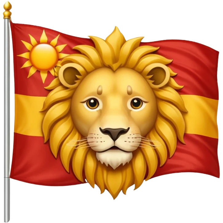 پرچم شیر خورشید emoji