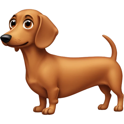 Weenie dog emoji